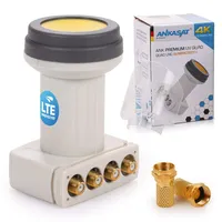 ANKASAT - ANK Premium UV Quad LNB + Wetterschutz