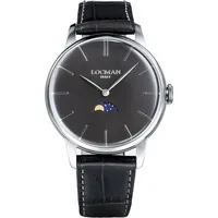 Locman Herrenuhr 1960 Solo Tempo in Schwarz