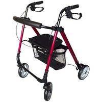 Antar AT51112R Ultraleichter Rollator, rot, 6400 g