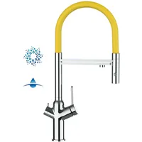 VIZIO BOD 4 Wege Wasserhahn Einhebelmischer Gelb