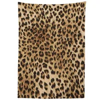 ABAKUHAUS Leopard-Druck Tischdecke, Wildtierhaut, Pflegeleicht Waschbar Schmutzabweisend und mit
