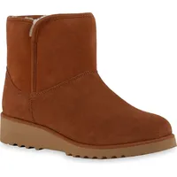 VAN HILL Damen Schlupfstiefeletten in Tan