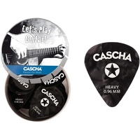 Cascha Gitarren-Plektrum Heavy 24 Stück I hochwertiges Plektren-Set aus