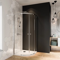 Breuer Runddusche Fara 6 mit Schiebetür Chrom 90 x