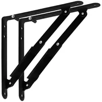 SO-Tech Klappkonsole 205 x 200 mm Schwarz mit Arretierung