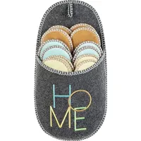 Onvaya ONVAYA® ABS Gästepantoffel | Home grau | 6er