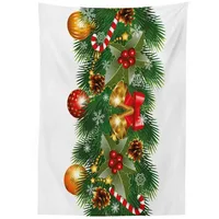 ABAKUHAUS Weihnachten Tischdecke, Noel-Verzierungen, Inn und Outdoor Bereich geeignet