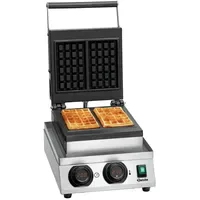 Bartscher MDI 1BW-AL Brüsseler Waffeleisen Silber