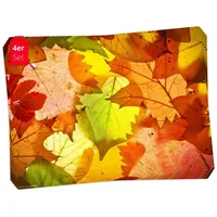 Coveryourdesk Tischsetmacher Platzset Tischset, Platzset abwaschbar - Bunte Blättervielfalt,