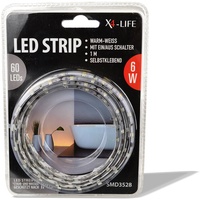 X4-LIFE LED Strip 1m warmweiß Netzteil - Selbtstklebend -