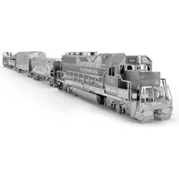 Metal Earth Fascinations Metallbausätze - Güterzug Freight Train, lasergeschnittener