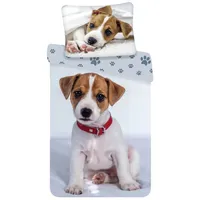 Jerry Fabrics Bettwäsche-Set Puppy 03 140x200 cm Bettdecke +