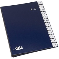 Dots Pultordner A-Z blau