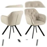 Actona Esszimmerstuhl Lola Velours braun