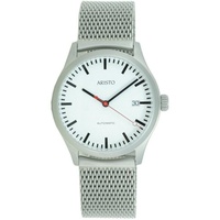 ARISTO Herren Uhr Automatic Edelstahl Bahnhof 3H191M Milanaiseband