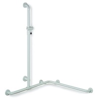 Hewi 801 Duschhandlauf mit verschiebbarer Brausehalterstange