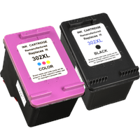 Ampertec 2 Ampertec Tinten ersetzt HP No 302XL schwarz