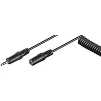 Goobay Kopfhörerverlängerung 3,5 mm, Spiralkabel (5 m), AUDIO STEREO