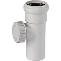 Ostendorf SKOLAN safe SKOLANsafe-Reinigungsrohr 332600 DN/OD 58, rund, mit