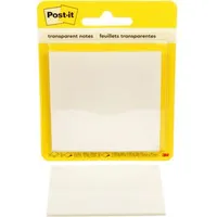 Post-it Haftnotizen 73 x 73 mm Blanko Transparent Notes,