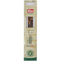 Prym 224134 Strumpfstricknadeln CUBICS NATURAL 15 cm 4,00 mm