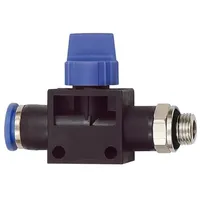 Riegler 3/2-Wegeventil »Blaue Serie«, Steckanschluss, G 3/8 außen Ø6mm