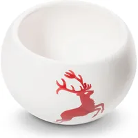 Gmundner Keramik Rubinroter Hirsch, Unterteil Zuckerdose Cup,
