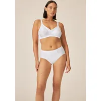 NATURANA BH Heritage Minimizer Soft Bra Floral Weiß Polyamid