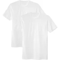 CALIDA T-Shirt 2er Pack mit modern Fit, Weiß