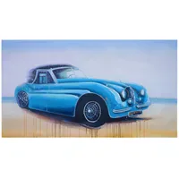 MCW Oldtimer Ölgemälde 140x80 cm