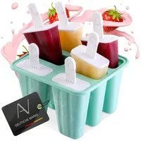 AVANA Eisformen aus Silikon 6 Stück Eis am Stiel