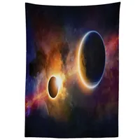 ABAKUHAUS Weltraum Tischdecke, Planet Erde Sterne, Pflegeleicht mit Modernster