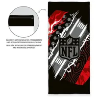 Herding NFL 6941601547 - Fitness-Tuch mit Flap, 50x110 cm