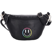 Piace Molto Gürteltasche Vera Smiley schwarz