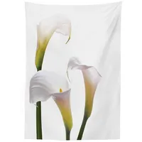 ABAKUHAUS Blume Tischdecke, Calla-Lilien Romantische, Pflegeleicht mit Modernster Druck