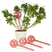 Relaxdays Bewässerungskugel 24er Set 250 ml rot
