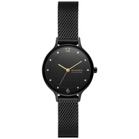 Skagen Quarzuhr ANITA SKW3112 Armbanduhr, Damenuhr, analog, schwarz