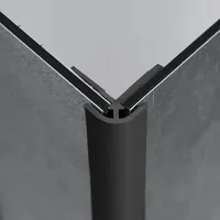 Hüppe Eckprofil, außen, für EasyStyle Wandverkleidung Länge 2550mm, ES0201132,