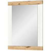 Inn.furn Garderobenspiegel weiß, Eiche 73 cm Wandspiegel Sopela