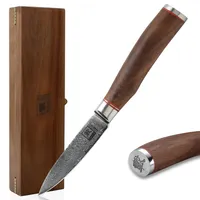 Zayiko Officemesser Nussbaum, Holz, Metall, Echtholz, 20 cm Klinge