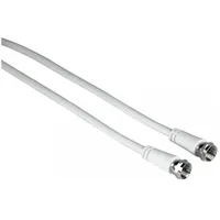 Hama SAT-Anschlusskabel 3m F-Stecker/F-Stecker, Weiß