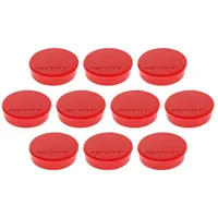 Magnetoplan Magnet Discofix Hobby, 10 Stück, rot