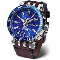 Vostok Europe Herrenuhr Automatik GMT Energia Rocket Blau 2