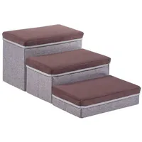 [en.casa] - Hundetreppe Vojens mit 3 Stufen 75x40x30 cm