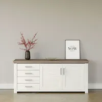 Set One by Musterring Sideboard "York", braun (weiß, eiche