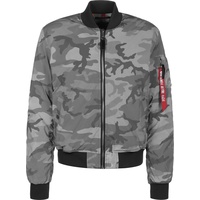 Alpha Industries Ma-1 Vf 59 Reflective Camo Jacke Black