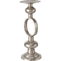 Boltze Kerzenhalter PADOVA Silber Metall 48 cm | Gr.: