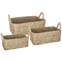 Atmosphera Créateur d'intérieur Dekokörbe in beige - Set aus