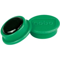 NOBO Magnete für magnetisches Whiteboards, 10 Stück Grün,