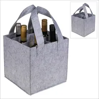 Schwäbische Albumfabrik Filztasche für 6 Flaschen, 24 x 24